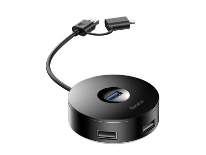 Adapter 4x USB Round Box - Baseus