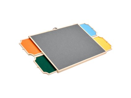 Otáčacia doska na skladačky 1000 dielikov 73×53cm, 4 zásuvky, 2 sklony