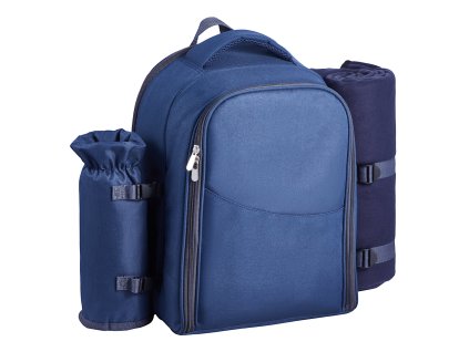 Piknikový batoh pre 2 osoby, izolovaný chladiaci priestor, deka, riad