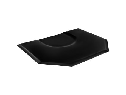 Podložka pod kadernícku stoličku hexagon 1225×1505 mm 25 mm s výrezom