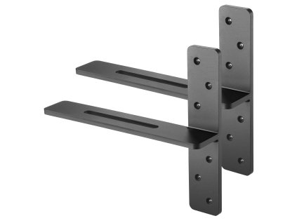 Policové držiaky 2 ks, nosnosť 90 kg, 355.6×73.5×304.8 mm, oceľ