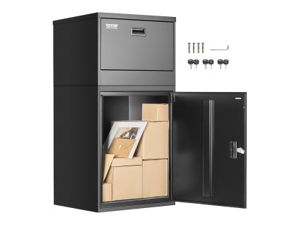 Poštová schránka na balíky 38.6 in pozinkovaná oceľ so zámkom