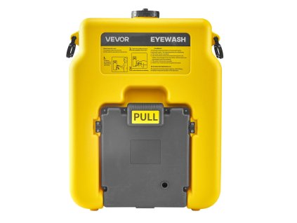 Prenosná núdzová očná stanica 53 l/14 gal, nástenná, 2 trysky, žltá