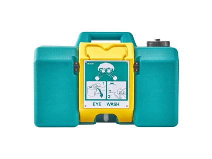 Prenosná očná sprcha 30l/8 gal, nástenná/na plochu, 2 trysky