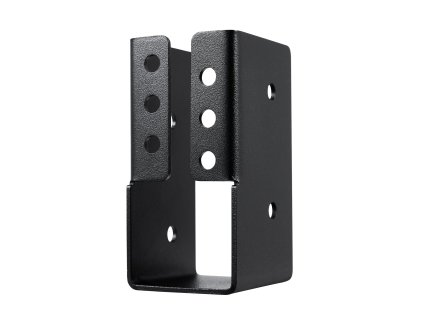 Skrytý oceľový záves pre hranoly 2×4 inch (49×92 mm), 12 ks s vrutmi