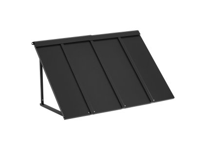 Strieška nad dvere a okná 44 × 24 in, oceľový trojuholníkový rám