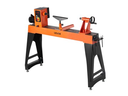 Sústruh na drevo 1500 w (2 hp), 0–3200 rpm, 457×1020 mm, liatina