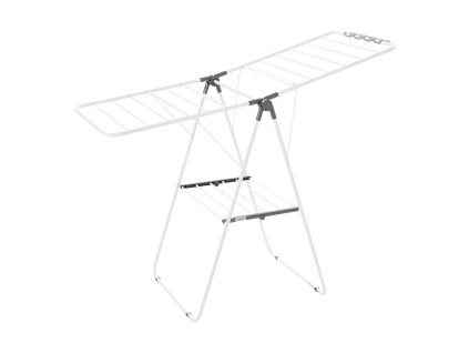 Sušiak na bielizeň, 2-poschodový skladací, 21 tyčí, nastaviteľný