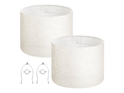 Tienidlo valcové 2 ks 16 in × 16 in × 12 in, svetlý ľan, s držiakom