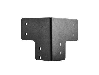 Uhlové oceľové konzoly 8 ks 165×165×165 mm 2204lbs/1000kg so skrutkami