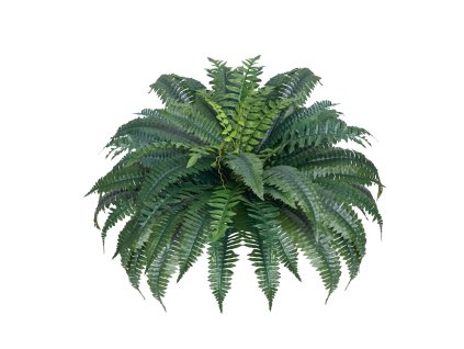 Umelá závesná papraď 2 ks, priemer rozprestretia 43–47 inch, 50 vetiev