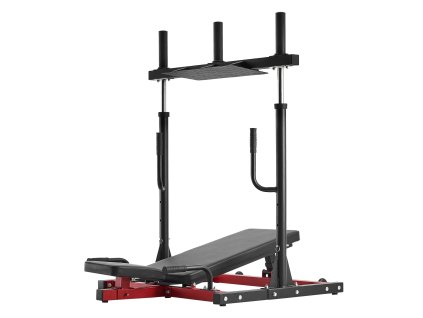Vertikálny leg press, nastaviteľný, uhlíková oceľ, nosnosť 550 lbs