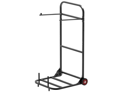 Vozík na zavesenie 10 skladacích stoličiek, 100 LBS, gumové kolieska