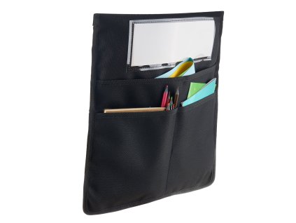 Vrecká na stoličky 12 ks, 18×20 inches, čierne, s menovkou, do triedy