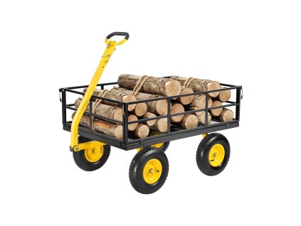 Záhradný vozík 1200 lbs nosnosť, 2 v 1, 13" pneumatiky, sieťové boky