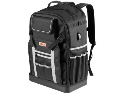 Batoh na náradie, 56 vreciek, tvarované pevné dno, pre elektrikárov