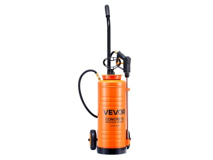 Betónový postrekovač 14 l nerez s vozíkom, 52cm, hadice 1.2m/3m