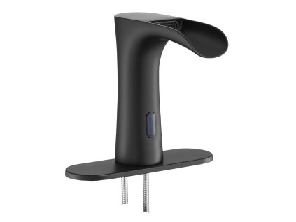 Bezdotyková umývadlová batéria so senzorom, 9.5 mm, matná čierna