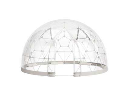Bublinový iglu stan 3.6×2.2 m, pre 4–7 osôb, pvc, s oknom na záhradu