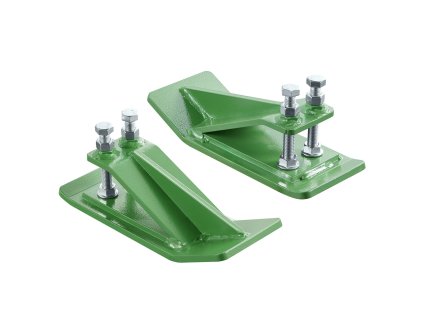 Chránič hrany lopaty traktora 2 ks oceľový protišmyk, matice