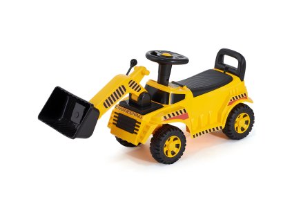 Jazdítko rýpadlo 19–36 mesiacov, 25 kg, s úložiskom a hudbou, žlté