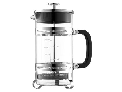 Kávový french press 1 l borosilikátové sklo nerezový filter na čaj