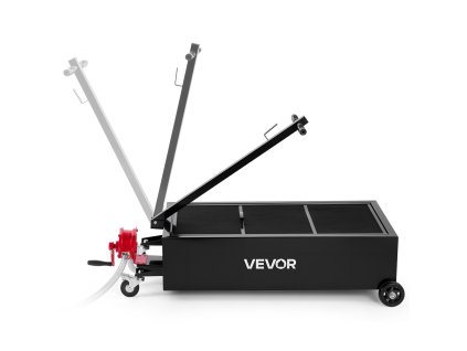 Nádoba na výmenu oleja 94.6 l, ručná pumpa, hadica 2.2 m, kolieska