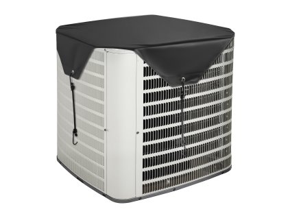 Ochranný kryt na vonkajšiu klimatizáciu 910×910 mm, sieťovaný, čierny