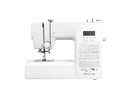 Počítačový šijací stroj 200 stehov, lcd, nožný pedál, kovový rám