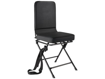 Poľovnícke skladacie kreslo 360° tiché otáčanie, oceľový rám, 136 Kg