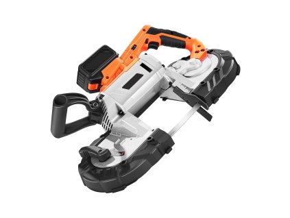 Prenosná pásová píla 20V bezuhlíková 127×115 mm hĺbka rezu 4.0 Ah