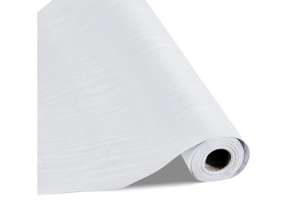 Samolepiaca tapeta 45cm × 10m, biely drevený vzor, vodoodolná
