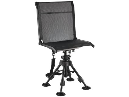 Skladacia poľovnícka stolička, 360° otočná, prenosná, nosnosť 158 kg