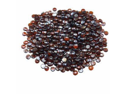 Sklenené kamienky do ohniska 10lbs/4.5kg, 3/4-inch/19.05 mm, jantarové