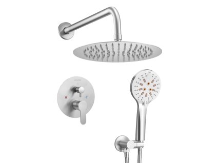 Sprchový set 10-inch (25.4cm) hlavica a ručná sprcha, mosadz