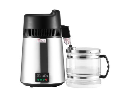 Stolový destilátor vody 6L (1.6 gallon) 900W sklenená nádoba nerez
