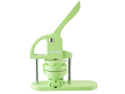 Stroj na odznaky 32/58 mm, 200 dielov, 2v1, s rezákom, zelený