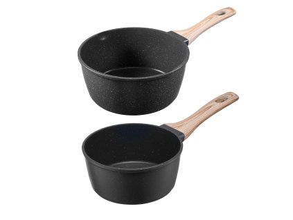 Súprava kastrólov 1.5 QT a 2.5 QT nepriľnavá s odnímateľnými rúčkami