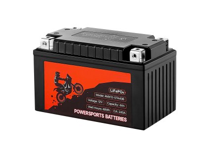 Batéria lifepo4 12 V 4 Ah bezúdržbová pre motocykel, ATV a skúter