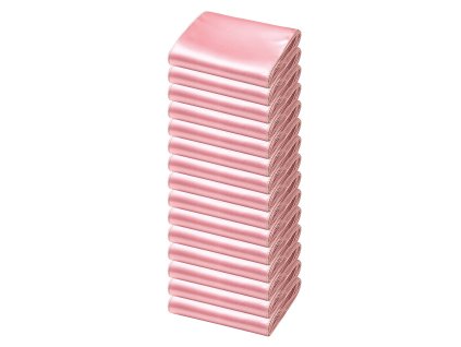 Mašle na stoličky 50 ks, 7×108 inch, ružovozlaté, na svadby a oslavy