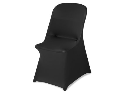 Poťahy na stoličky 30 ks čierne, streč, do 18.11×19.69×33.86 inch