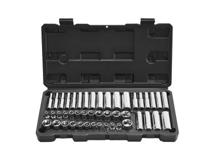 Sada nástrčných hlavíc 46 dielov, 6.4 mm, sae a metrické, s kufríkom