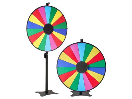 Točiace koleso na ceny 914 mm, 18 políčok, s stojanom a suchou tabuľou