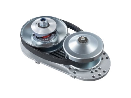 Pohonová spojka pre motory 2–8HP 2000 RPM, asymetrické kolesá, pás