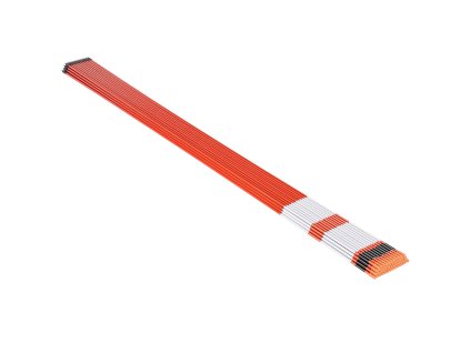 Reflexné označovacie tyče 100 ks 183 cm 7.87 mm s 12 in vrtákmi