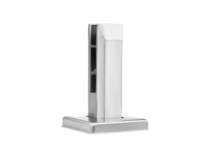 Sada 10 štvorcových svoriek na sklo 0.31"-0.47", nerez 304, hr. 0.12"