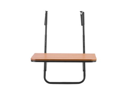 Závesný balkónový stolík 25×24" 4-polohový na zábradlie 1"–8.27"