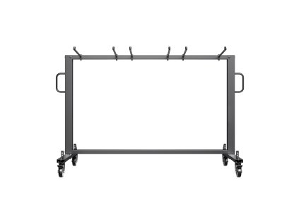 Vozík na stoličky 400 LBS, 42 stoličiek/12 stolov, gumové kolieska