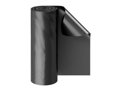 Plastová fólia 3FT×50FT, hrúbka 4 mil, čierna, polyetylénová