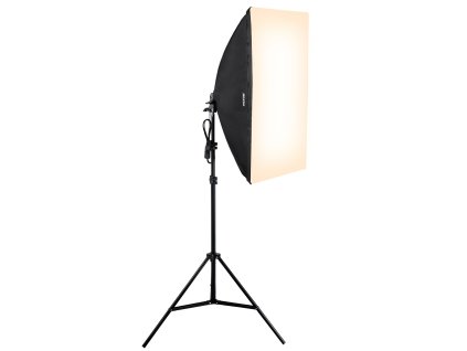 Softbox set 50×70 cm 45W 3000-6500K led žiarovky pre foto a video